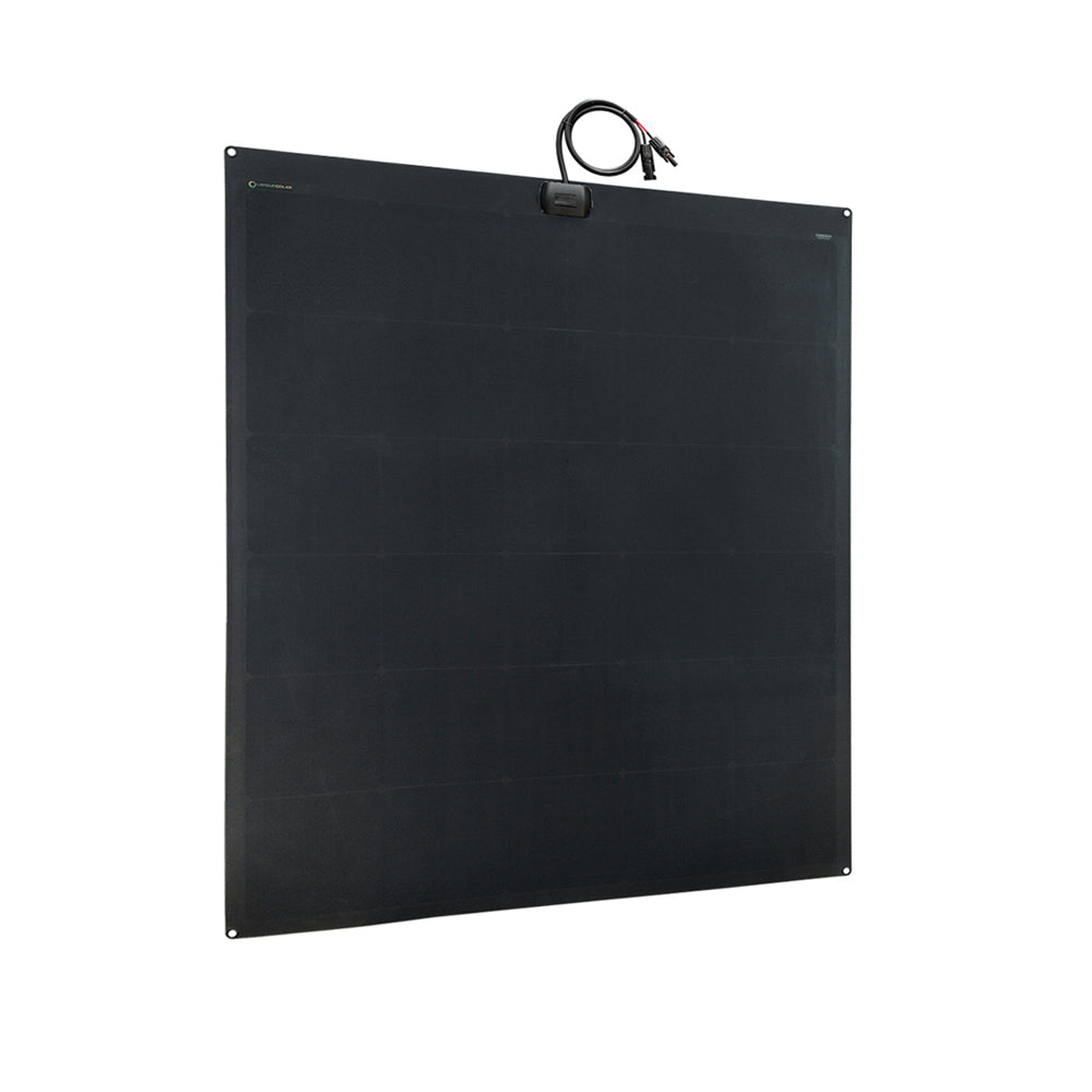 Lensun 240W 12V Black Flexible Solar Panel for Roof Tent